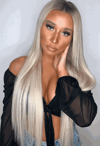 Deluxe Head Clip-In Ash Blonde Hair Extensions