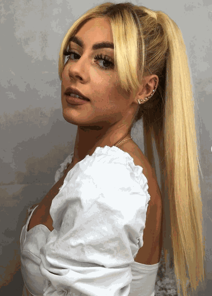 Deluxe Head Clip-In Golden Blonde #24 Hair Extensions