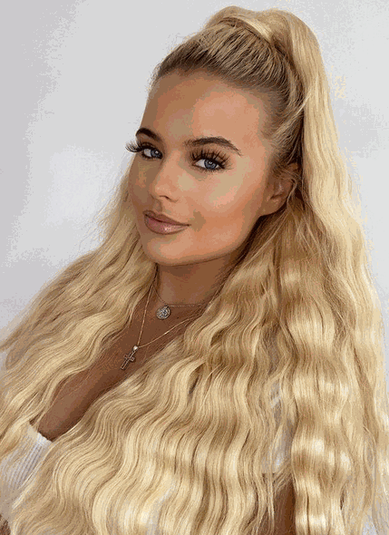 The Halo Light Blonde #613 Hair Extensions