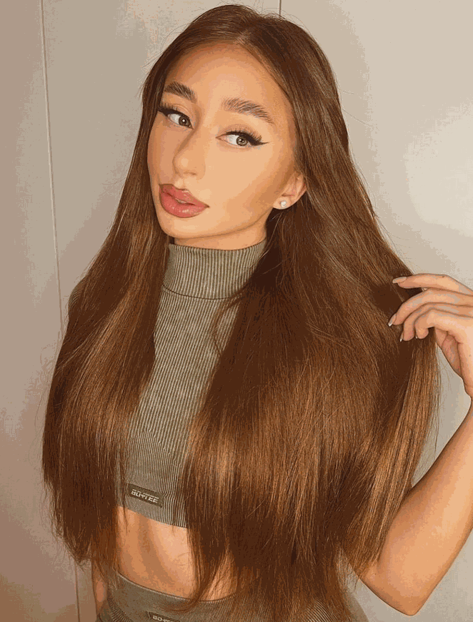 Luxe Weft Chocolate Brown #4 Hair Extensions