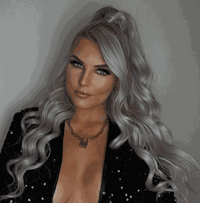Deluxe Head Clip-In Grey Hair Extensions