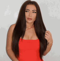 Deluxe Head Clip-In Dark Brown #2 Hair Extensions
