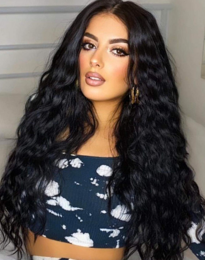 Deluxe Head Clip-In Jet Black #1 Hair Extensions