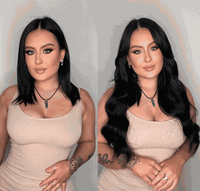 Deluxe Head Clip-In Jet Black #1 Hair Extensions