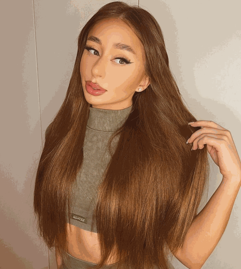 Deluxe Halo Chocolate Brown #4 Hair Extensions