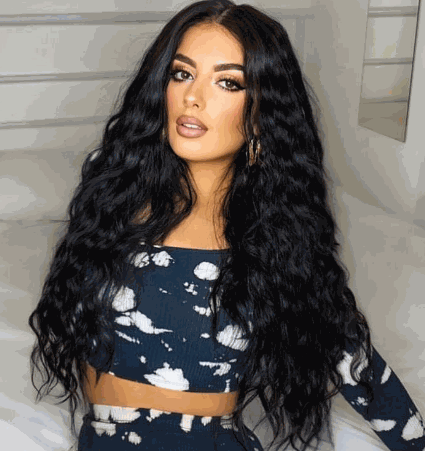 Deluxe Halo Jet Black #1 Hair Extensions
