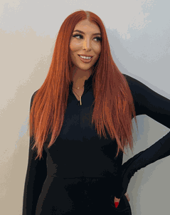 Deluxe Head Clip-In Dark Auburn #33 Hair Extensions