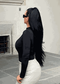 Deluxe Halo Jet Black #1 Hair Extensions