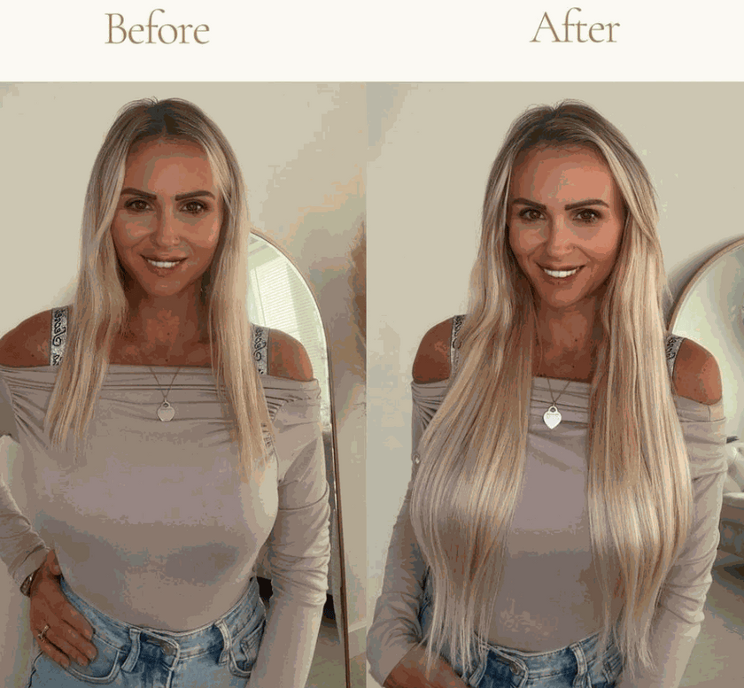 Deluxe Head Clip-In Hawaii Blonde #60/Ash Hair Extensions