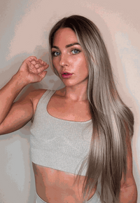 The Halo Cookies 'n' Cream #5A/Ash Hair Extensions