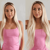 Premium Head Clip-In Bleach Blonde #60 Hair Extensions