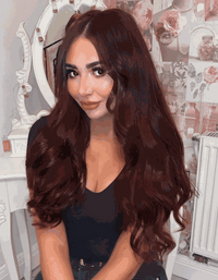 Premium Halo Plum #99J Hair Extensions