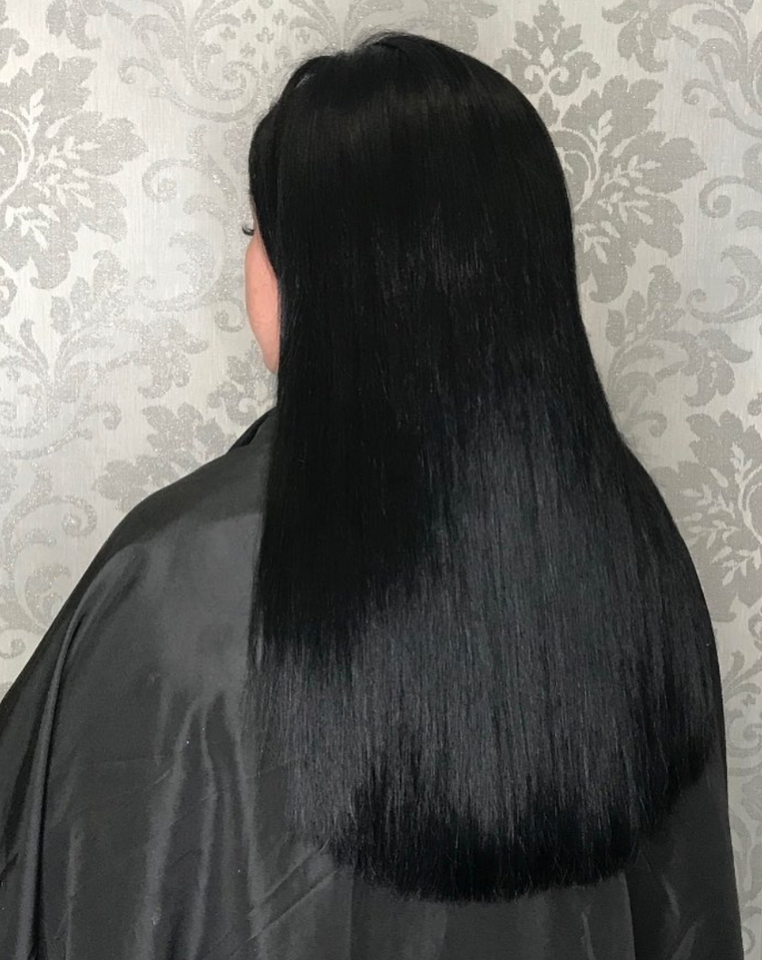 Deluxe Head Clip-In Jet Black #1 Hair Extensions