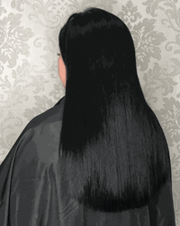 Deluxe Halo Jet Black #1 Hair Extensions