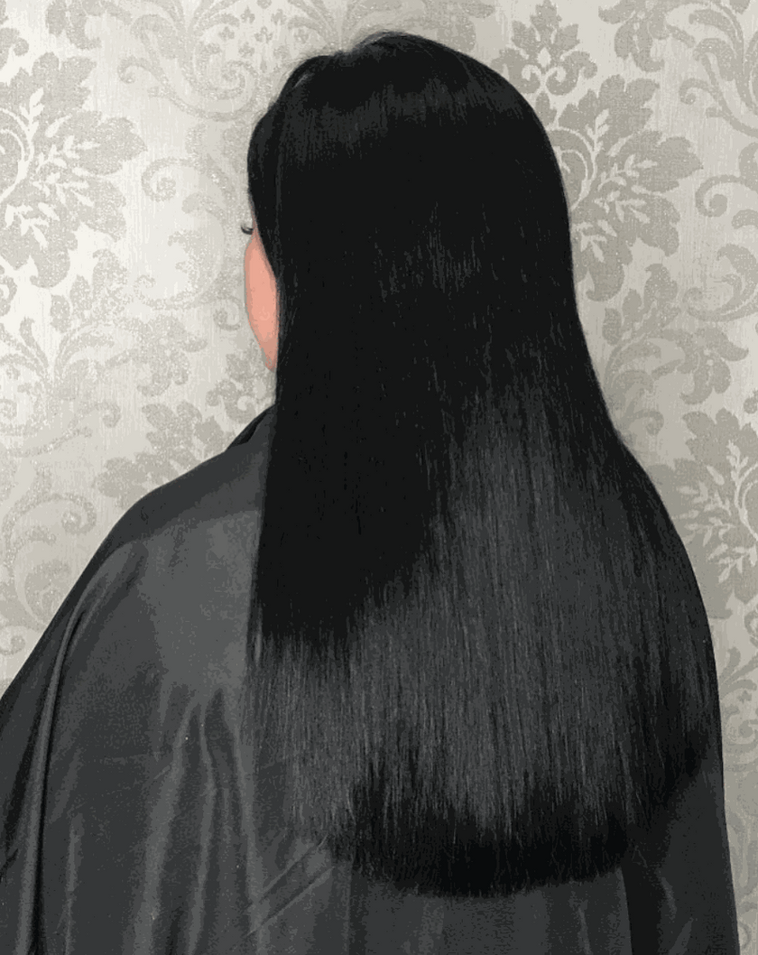 Deluxe Halo Jet Black #1 Hair Extensions