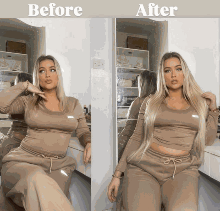 Deluxe Head Clip-In Ash Blonde Hair Extensions