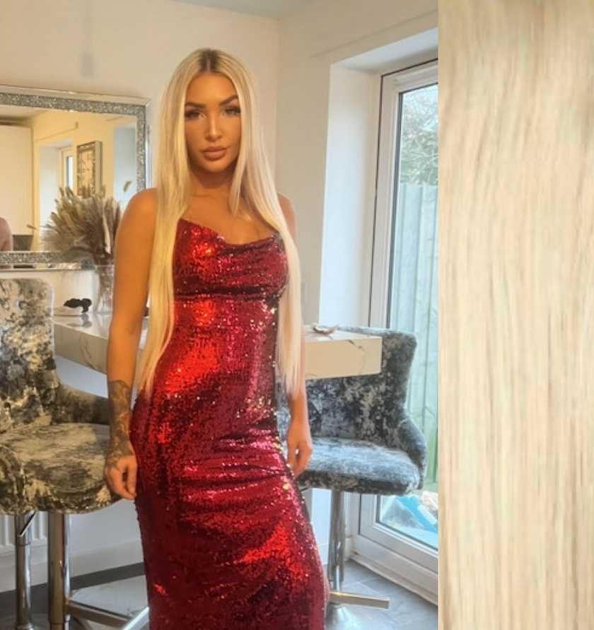 The Halo Bleach Blonde #60 Hair Extensions