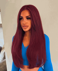 Premium Head Clip-In Plum #99J Hair Extensions