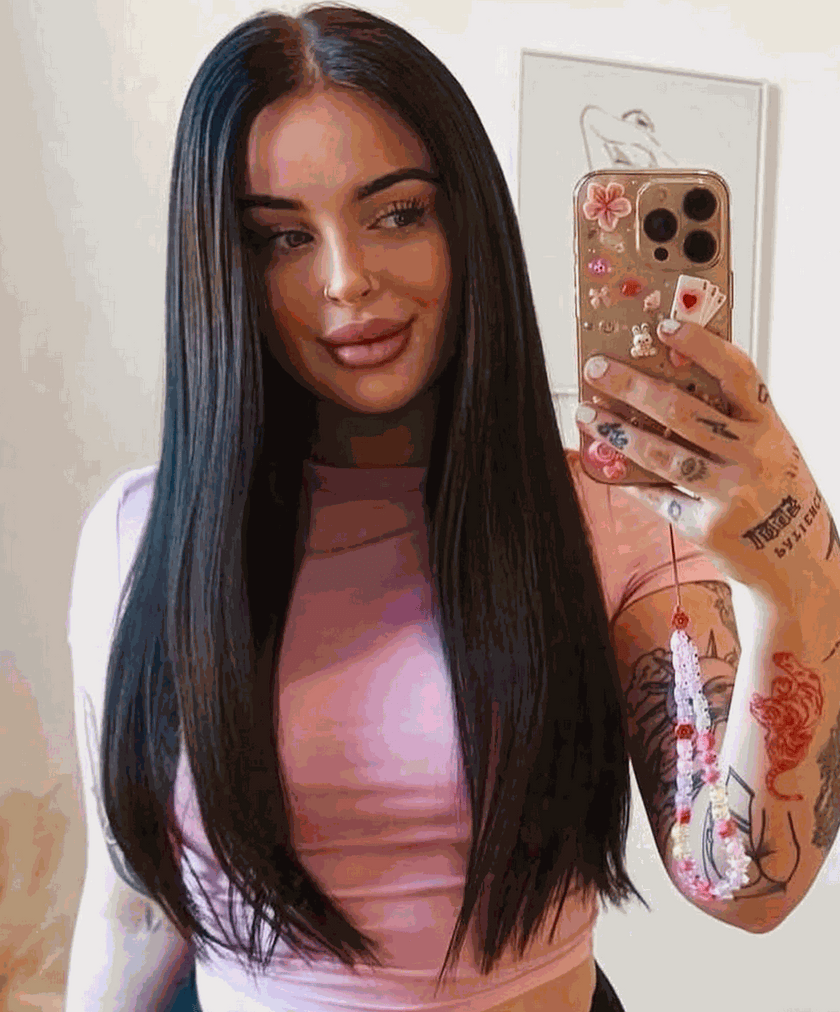 Halo Dark Brown #2 hair extensions with adjustable clear wire and no-damage design for natural finish