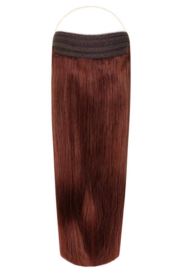 Deluxe Halo Spiced Auburn #K1 Hair Extensions