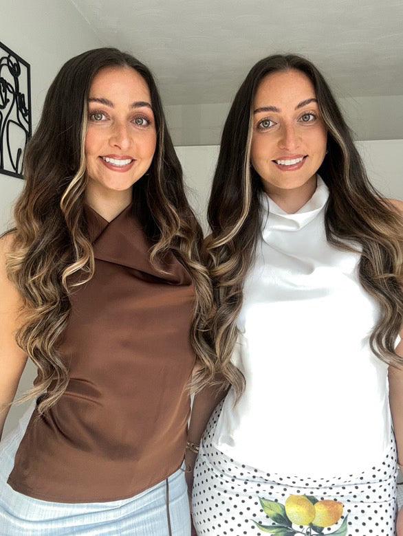 Premium Head Clip-In Mixed #2/27 Hair Extensions