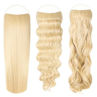 Syn Halo Hair Extensions Trio (Straight & Wavy & Curly)