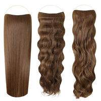 Syn Halo Hair Extensions Trio (Straight & Wavy & Curly)