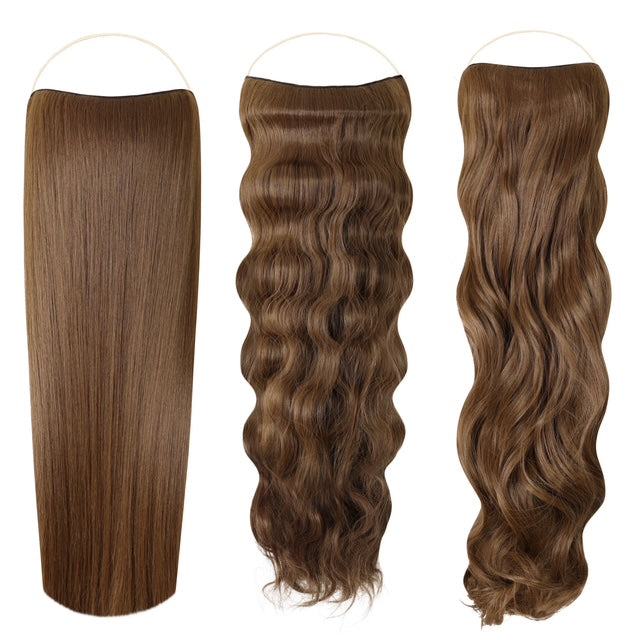 Syn Halo Hair Extensions Trio (Straight & Wavy & Curly)