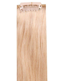 Deluxe Head Clip-In Hair Extensions Honey Blonde #22 with 21 clips and 12 pieces of 100% Indian Remy Human Hair