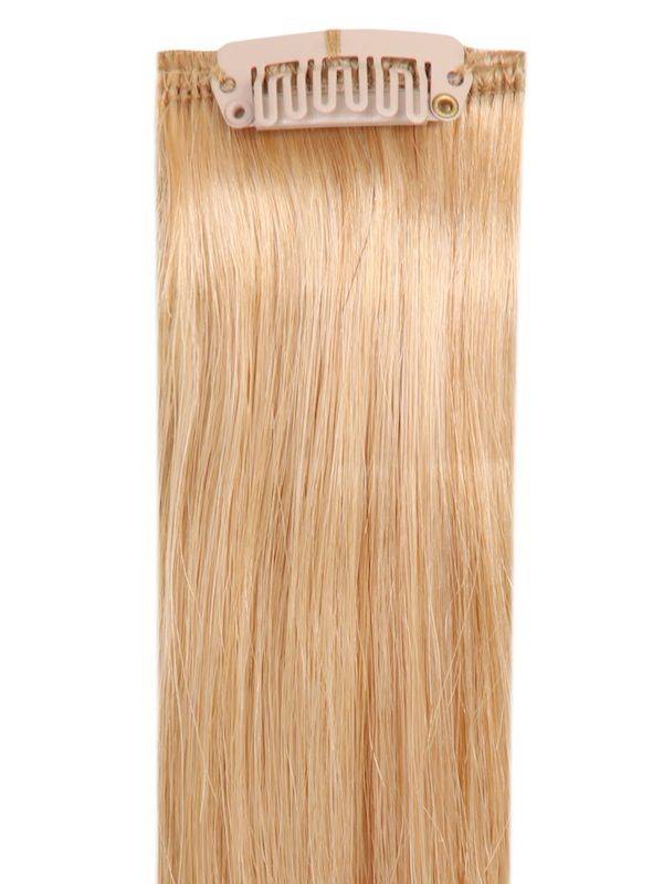 Full Head Clip-In Swedish Blonde #20 Hair Extensions 16 to 24 inch Indian Remy Human Hair with 14 Clips