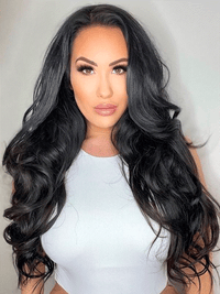 Deluxe Head Clip-In Jet Black #1 Hair Extensions