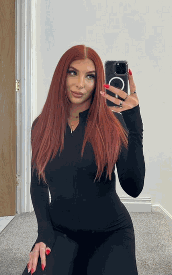 Full Head Clip-In Dark Auburn #33 Hair Extensions