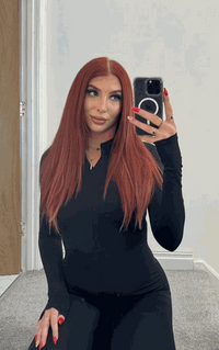 Full Head Clip-In Dark Auburn #33 Hair Extensions