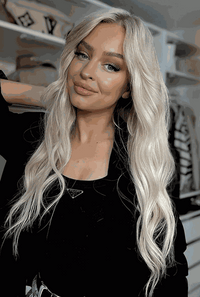 Full Head Clip-In Ash Blonde Hair Extensions