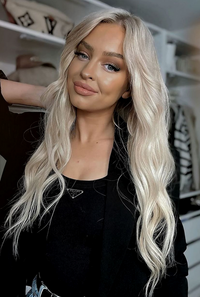 Premium Head Clip-In Ash Blonde Hair Extensions
