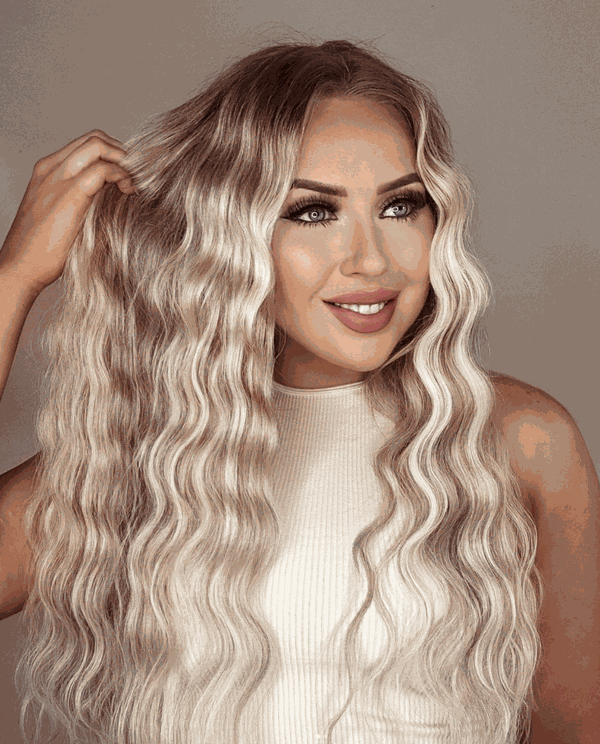 Deluxe Head Clip-In Champagne Royale #11/60/Ash Hair Extensions